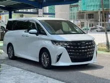 2024 Toyota Alphard 2.5 Z 7-Seater SUNROOF DIM BSM 360 CAM RM1350 PROCESSING FEE