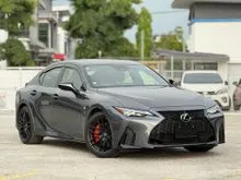 Ready Stock 2022 Lexus IS300 2.0 F Sport Mode Black S (A) Grade 5A, BBS Forged Rims, Orange Caliper, Sunroof, 360 Camera, Power Memory Seat, 3 Eye LED