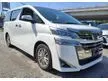 Recon BEIGE COLOUR INTERIOR.FULL LEATHER SEAT.SUNROOF MOONROOF.DIM.BSM.DRIVE ELECTRONIC SEAT.POWER BOOT. Toyota Vellfire 2.5 V 2020 YEAR UNREGISTER.