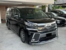 2016 Toyota Vellfire ZG Edition 2.5 / Provide SCRUT Condition Report / Full Original Leather Pilot Seat / Free Warranty / Top Tip Condition