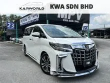 2018 Toyota Alphard 2.5 SA MPV AGH30 SUNROOF 2POWER DOOR LEATHER SEAT DIM PCS LTA MODELLISTA NEW FACELIFT