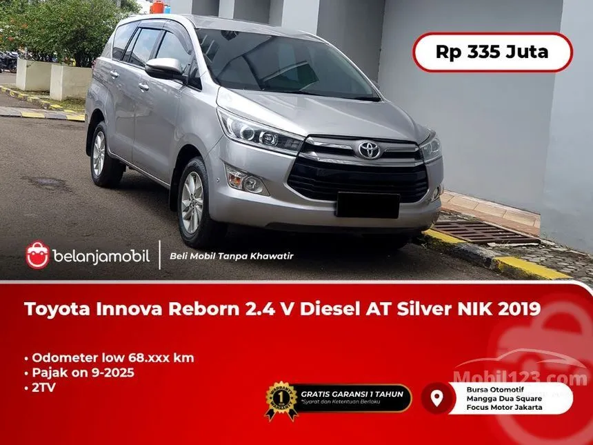 Jual Mobil Toyota Kijang Innova 2019 V 2.4 di DKI Jakarta Automatic MPV Silver Rp 335.000.000