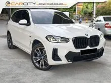 2022 BMW X3 2.0 xDrive30e M Sport SUV UNDER WARRANTY FULL SERVICE LOW MILEAGE 58K SUNROOF 360 CAMERA