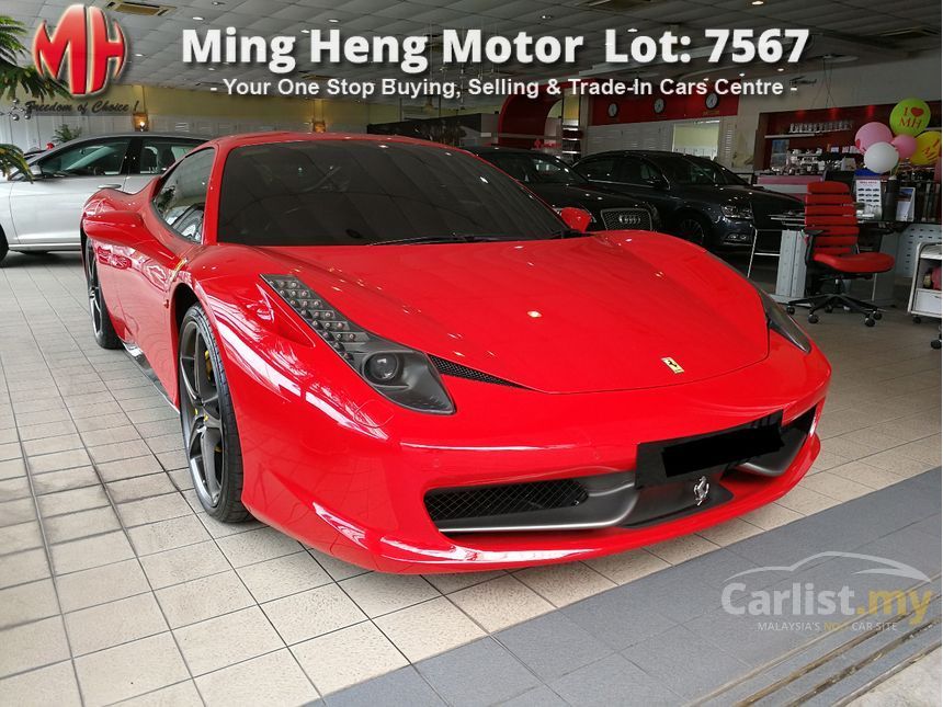 Ferrari 458 Italia 2010 4.5 in Selangor Automatic Coupe Red for RM 980,000 - 4582577 - Carlist.my