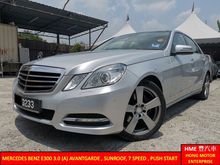 Mercedes-Benz E300 3.0 Avantgarde W212 (A) , Full Service Record , CKD Local , Sunroof ** 1 Owner , Nice No **