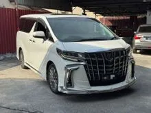 2015  REGISTER 2017 Toyota Alphard 3.5 G S C Package MPV JBL SUNROOF MOONROOF BLACK PILOT SEAT (LOAN KEDAI IC SAHAJA)