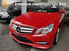 2012 Mercedes-Benz E200 Coupe 1.8 AMG Sport Package Unregistered