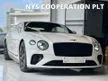 Recon 2020 Bentley Continental GT 4.0 V8 Coupe Latest Facelift Unregistered Air Suspension Cruise Control Electronic Brake Force Distribution Electroni