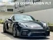 Recon 2020 Porsche 718 Cayman GT4 4.0 Manual Coupe Unregistered Porsche Dynamic Lighting System Plus Light Weight Package Bose Sound System Carbon Fiber