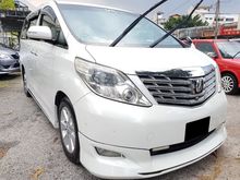 Toyota Alphard 2.4 (A) POWER DOOR HOME THEATER 8Seater