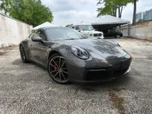 2022 Porsche 911 3.0 Carrera S,GRADE 4.5, SPORT EXHAUST, SPORT CHRONO,PDLS MATRIX LED DAYLIGHT,BOSS SOUND SYSTEM, SURROUND CAMERA,2022 UNREGISTER