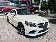 2021 MERCEDES BENZ C180 1.5 AMG SPORT LEATHER EXCLUSIVE PACK COUPE ( 25K MILEAGE / 5A GRADE ) HEAD UP DISPLAY
