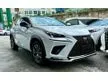 Recon 2019 Lexus NX300 2.0 F Sport SUV Sunroof Power Boot Red Leather