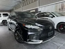 2023 Lexus RX 350 2.4 F Sport Handling SUV RED INTERIOR/PANAROMIC ROOF/360 CAMERA/HUD/DIM/BSM/FULL LEATHER SEATS UNREGISTERED