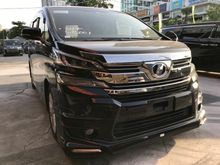 2016 Toyota Vellfire 2.5 ZA SUNROOF 7 SEATS 2 POWER DOOR UNREGS