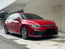 2022/23 Volkswagen Golf 1.4 TSI R-Line Hatchback MK7.5 / Ori Mileage 35K KM Only / Full Service Record Volkswagen Under Warranty Till JAN 2028