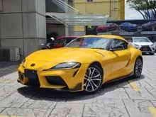 [12000KM](4.5B REPORT)TOYOTA GR SUPRA 2.0 TURBO SZ-R COUPE -CARBON FIBRE TRIM, ADAPTIVE SPORT EXHAUST, SEMI LEATHER BUCKET SEAT, HUD,DIGITAL METER,BSM