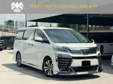 2018 Toyota Vellfire 2.5 ZG Facelift Modellista. Sunroof, Pilot Seat, 360 Camera, Android Player, Ventilation Cooler Seat. FULL SPEC