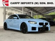 2024 BMW M2 3.0 G87 (A) - ZANDVOORT BLUE SPECIAL COLOUR 6K MILLEAGE 7 YEARS WARRANTY