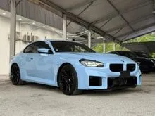 2024 BMW M2 3.0 G87 (A) - ZANDVOORT BLUE SPECIAL COLOUR 6K MILLEAGE 7 YEARS WARRANTY