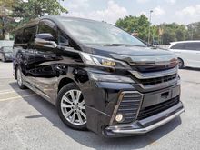 2016 Toyota Vellfire 2.5 ZA Golden Eyes SUNROOF ( 4 YR WARRANTY )