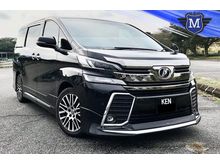 2015 Toyota Vellfire 2.5 Z A Edition MPV NEW FACELIFT 2 NICE PLATE KEN XXXX WARRANTY