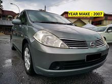 2007 Nissan Latio 1.6 ST-L (A) 1 OWNER - ORIGINAL PAINT - LOW MILEAGE - NEW & CLEAN INTERIOR - PERFACT LIKE NEW - TIP TOP CONDITION - VIEW TO BELIEVE