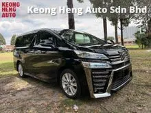 2018 Toyota Vellfire 2.5 ZA Facelift 7 Seater Power Boot 360 Camera Roof Monitor 2 Years Warranty
