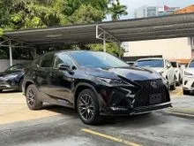 2020 Lexus RX 300 2.0 F Sport UNREG ( BLACK LEATHER , HUD , 360 CAMERA , SUNROOF , 32000KM )