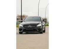 2019 Mercedes-Benz C200 1.5 EQ Boost Avantgarde Line Sedan (W205) Black on Black Odo 13 Rb (TERMURAH)