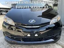 GANGSTER BLACK UNREG 2016 TOYOTA WISH 1.8 X
