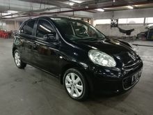 2013 Nissan March 1.2 Automatic Hitam Low KM Pajak Panjang Mulus Sekali Istimewa