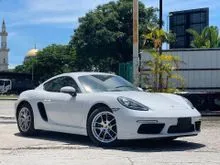 2018 Porsche CAYMAN 718 2.0 (A) SPORT CHRONO PKG/JAPAN SPEC/UNREG/LOW MILE