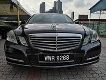 2012 Mercedes-Benz E200 CGI 1.8 Sedan CAN FULL LOAN, LOCAL SPEC, 7 SPEED, MEMORY LEATHER SEATS, REVERSE CAMERA, NAVIGATION GPS