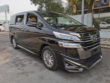2018 Toyota Vellfire 3.5VL MODELISTA BODYKIT SUNROOF PRE CRASH JBL HOME TEATER SOUND SURROUNDING 4 CAMERA 3LED SEQUENTIAL SIGNAL DIGITAL INNER MIRROR