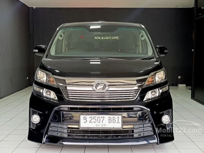 Jual Mobil Toyota Vellfire 2014 ZG 2.4 di Banten Automatic Van Wagon Hitam Rp 400.000.000
