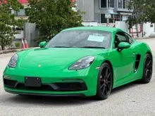2022 Porsche 718 4.0 Cayman GTS Coupe PCCB - Low Mileage - Welcome Serious Buyer - Ready Stock