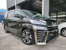 2018 Toyota Vellfire 2.5ZG 3LED Sun Roof JBL Home Theatre 4Camera BSM PCS LTA Leather Unregister