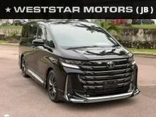 2025 Toyota Vellfire 2.4 Z Premier Modellista Bodykit Mileage 4k km 4WD DIM SIDE STEP MOONROOF FULLY LOADED