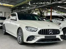 2021 Mercedes-Benz AMG E53 3.0 4MATIC+ Saloon F/L - 3K MILEAGE , P/ROOF , BLACK INTERIOR , AMG SPORT SEAT & EXHAUST , BURMESTER SOUND SYSTEM , 4CAM