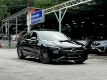 2023 Mercedes-Benz C300 2.0 AMG Line Sedan WARRANTY till 2028 FULL SERVICE RECORD wit C&C 33K KM Only W206