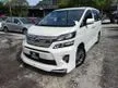Used 2013 Toyota VELLFIRE 2.4 (A) Z Golden Eyes,2 Power Door,Power Boot,PUSH START,7 Seats SunRoof - Cars for sale