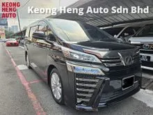 2018 Toyota Vellfire 2.5 ZA ORIGINAL AGH30 NEW FACELIFT Pre Crash Lane Assist ((( FREE 2 YEARS WARRANTY ))) 2019