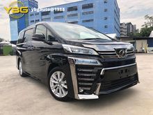 2018 Toyota Vellfire 2.5 ZA MPV 2 P DOOR FACELIFT BLACK UNREG PRE CRASH LKA NEW CAR CONDITION