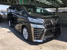 2018 Toyota Vellfire 2.5 ZA SPEC 8 SEATER BLACK SEAT DIM LKA PRE CRASH SYSTEM LOW MILEAGE UNREG18
