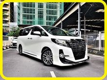 UNREGISTERED 2017 Toyota Alphard 2.5 SC MODELLISTA BODYKIT SUNROOF MOONROOF PILOT ELECTRICAL MEMORY SEAT POWER BOOT PRE-CRASH SYSTEM