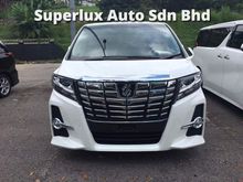 2015 Toyota Alphard 2.5 SA ALPINE ROOF MONITOR SUN ROOF UNREGISTERED