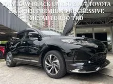KAW KAW BLACK TURBO UNREG 2017 TOYOTA HARRIER 2.0 PROGRESSIVE METAL TURBO PREMIUM JBL TRD FULL SPEC NFL
