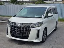 OFFER OFFER GRADE 4B CAR UNREG 2021 Toyota Alphard 2.5 G S C Package MPV WHITE/BSM/DIM/ROOF-MONITOR/ FREE 6 YEAR WARRANTY / PROCESSING FEE RM1350