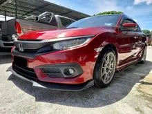 (TRUE YEAR MADE) 2016 Honda Civic 1.5 TC Premium Sedan FULL SERVICE FULL BODY KIT SPORT RIMS LEATHER SEATS ELECTRIC SEATS PUSH START TOUCH SCREEN